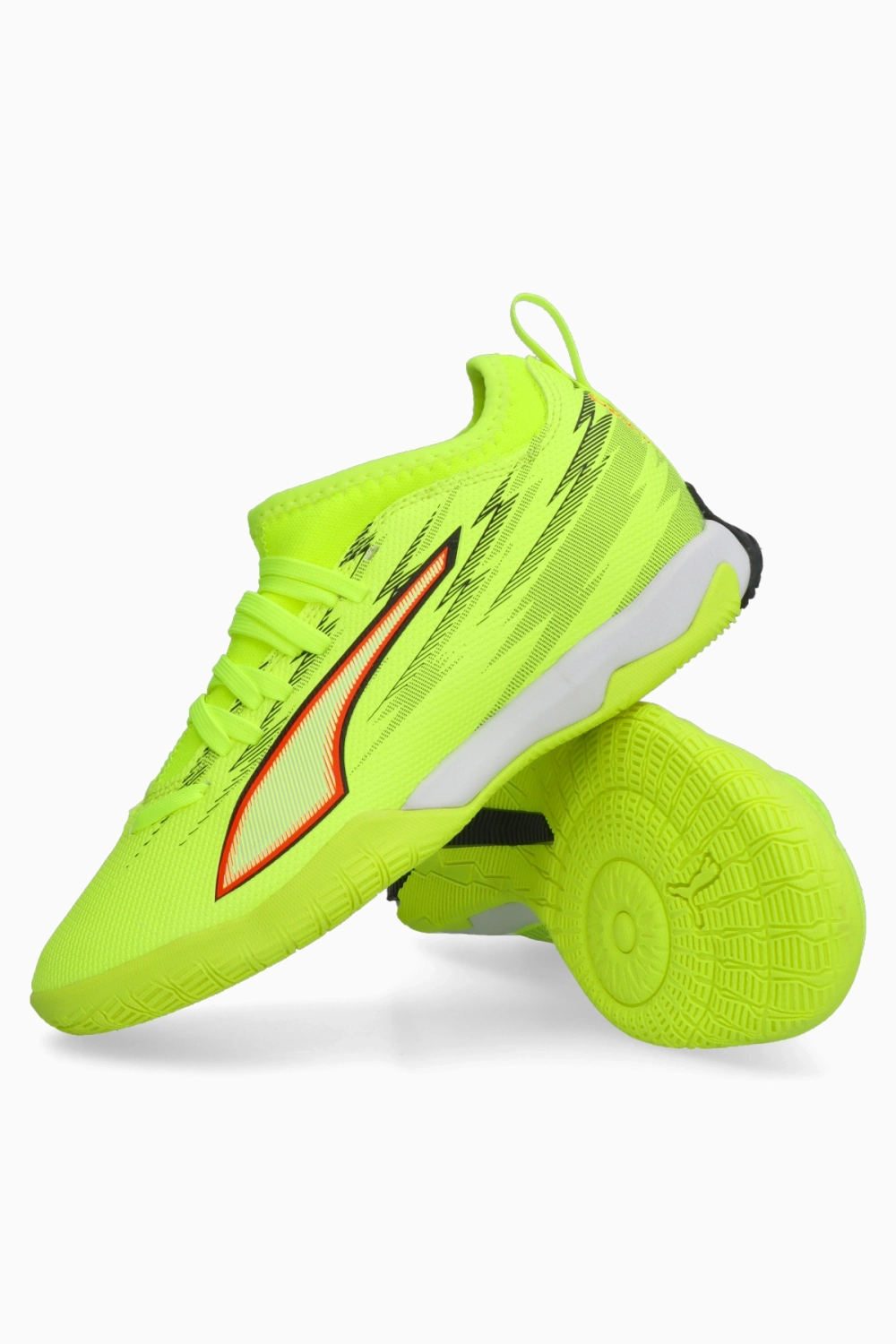 Футзалки Puma Ultra 6 Match+ Mid IT Junior - зеленый