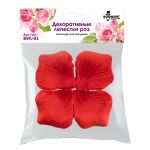 Лепестки роз декоративные 5х5 см, 5х100 шт, №04 красный, Boomzee BWL-01