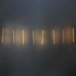 Гирлянда для улицы «Тающая сосулька» 3,0 м*50 см 288 лампы LED, IP-54, Теплый белый (8 трубок)