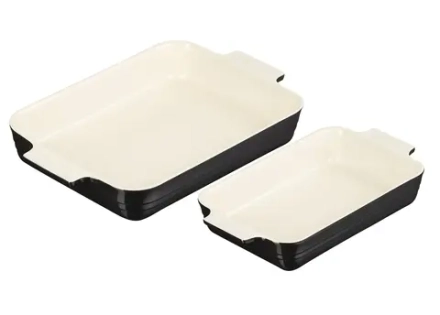 Le Creuset Набор из 2 форм для запекания 25+32см черный 79033001400000
