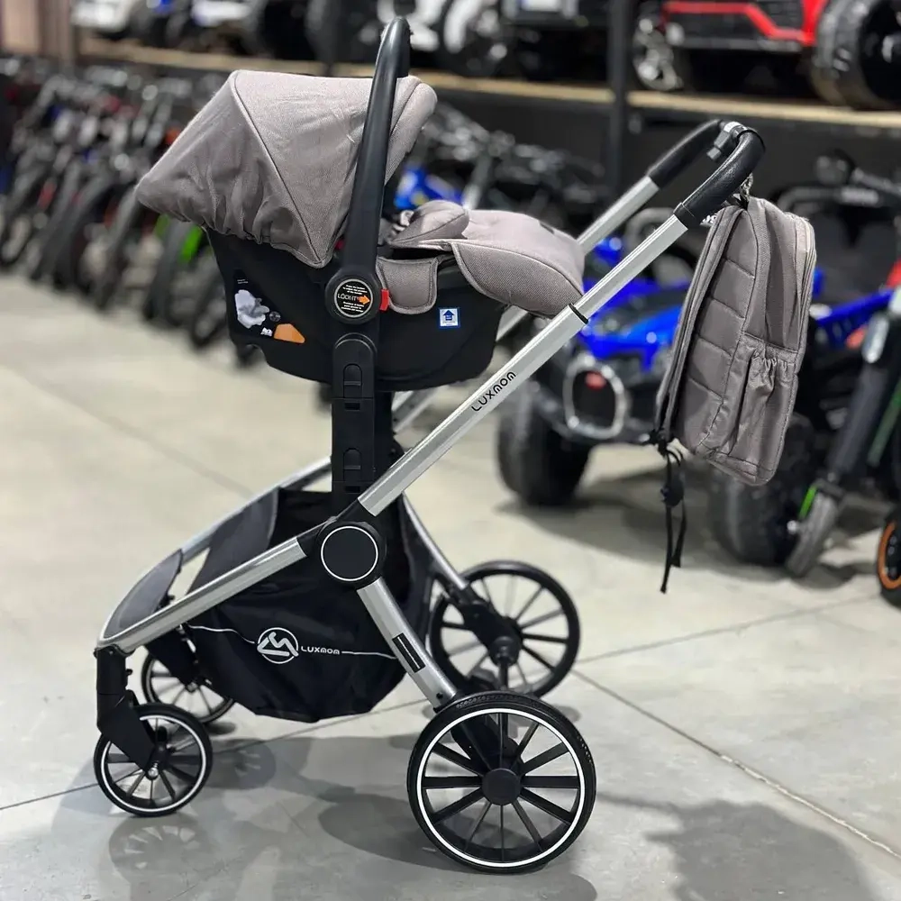 Детская коляска Luxmom 780 3в1 серый