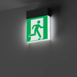 Световой указатель EMG-MARK-S-3H-BK (Arlight, IP40 Металл, 5 лет) 059801