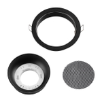 371004 WIR NT25 000 черный Светильник встраиваемый IP20 GX53 12W 220-240V GEMINI