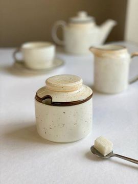 Сахарница Latte, 250 мл, ручная работа, фарфор