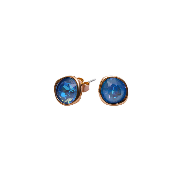 Серьги-пусеты Fiore Luna Ocean Delight A1909.21 BL/RG