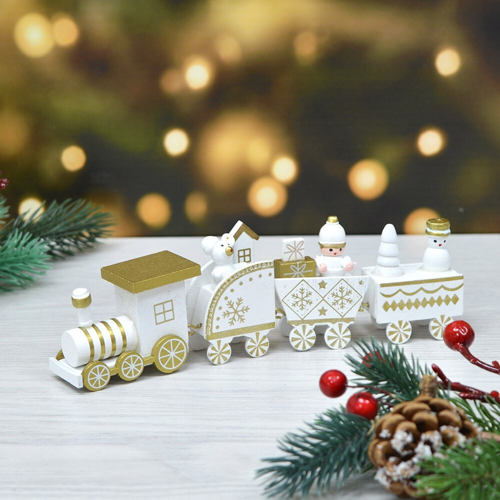 Сувенир новогодний "Поезд" большой