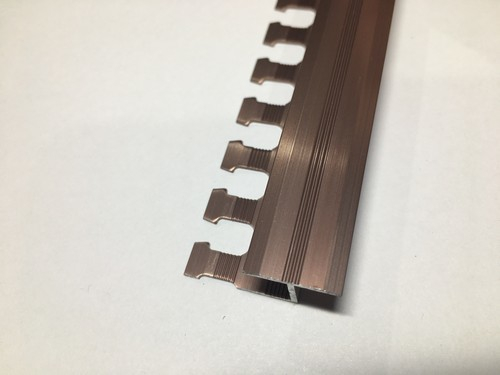 ATZг 10мм "DO-2" 2,7м Розовый глянец Z-об. 16мм гибкий анод. алюм.