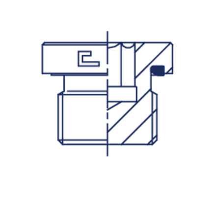 Заглушка VE (Ш) М26x1.5