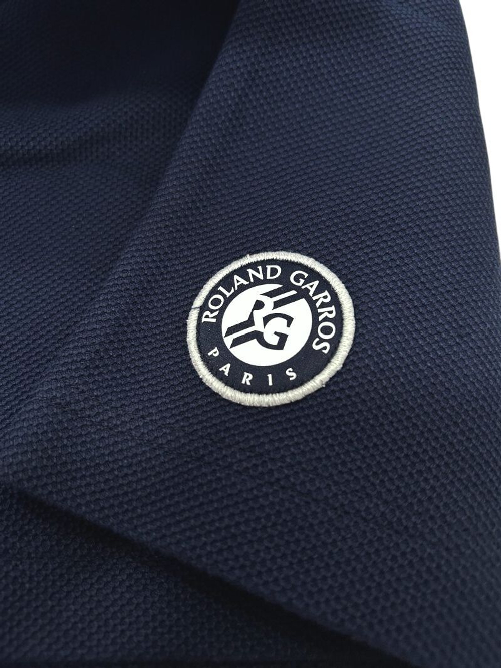 Мужское теннисное поло Lacoste Roland Garros Club - небесный