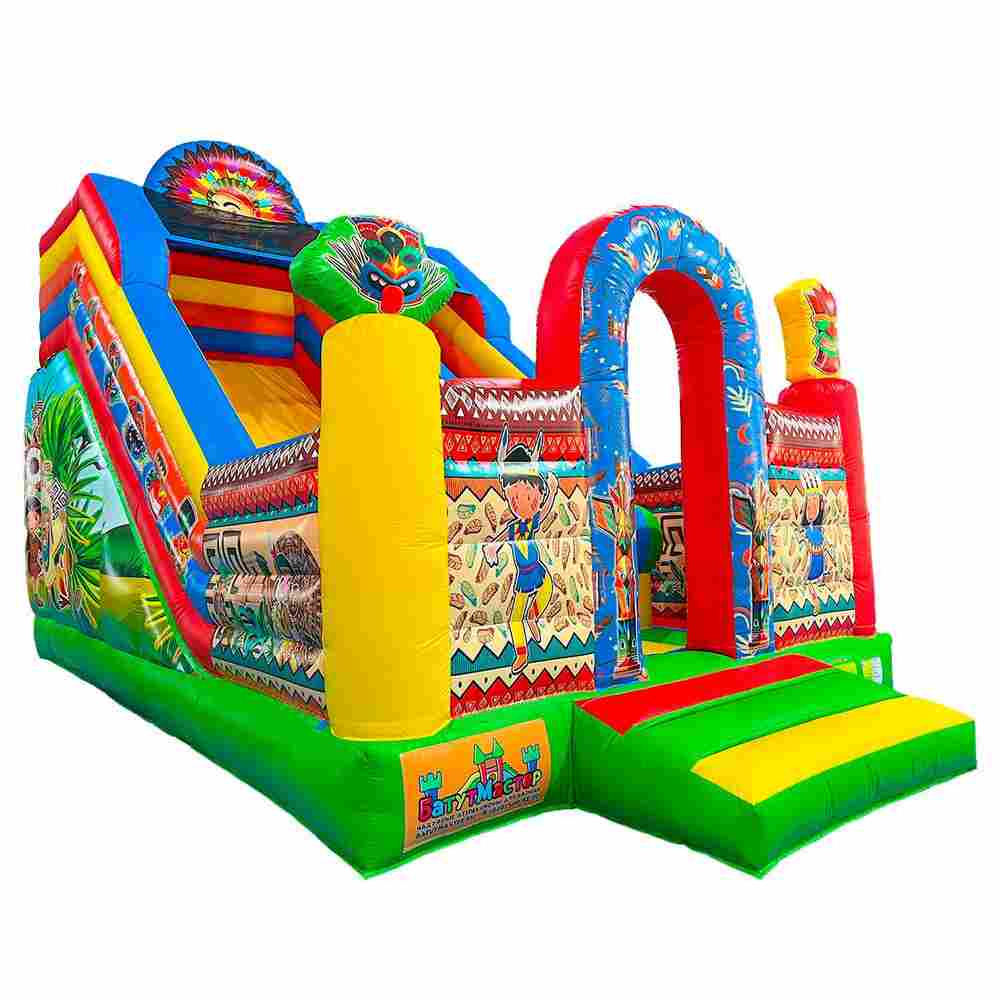 Коммерческий надувной батут-горка «Индиана ЭКСТРА 2», 7x4x6 м