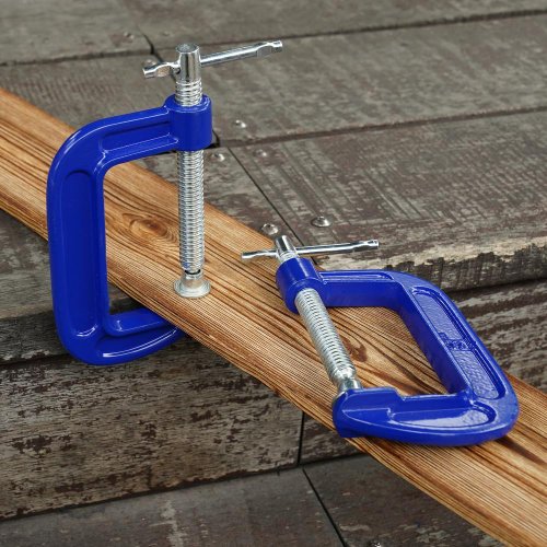 Струбцина G-образная DEKO 75 мм GCL75-2  2шт.   065-0629