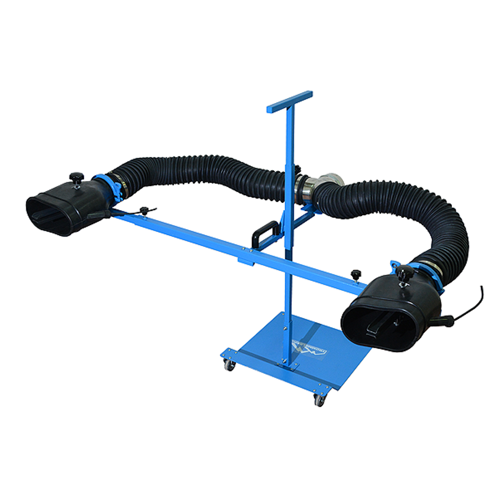 Комплект неопреновых насадок 200x100 мм на стойке (под шланг D100 мм)