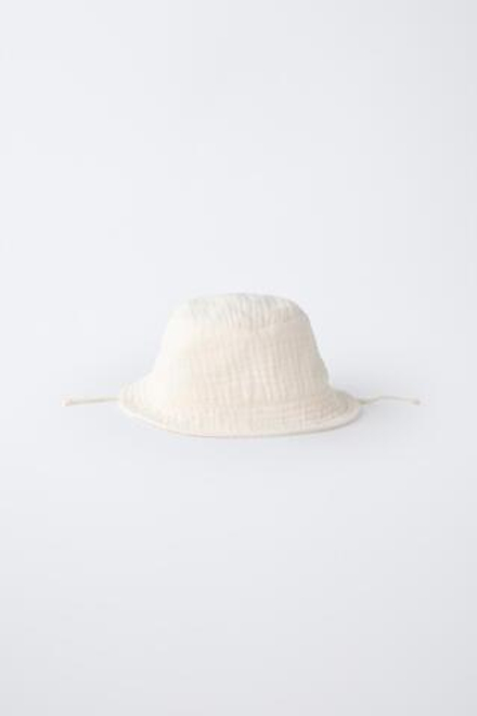 ZARA ПАНАМА ИЗ РЕЛЬЕФНОЙ ТКАНИ, ЭКРЮ