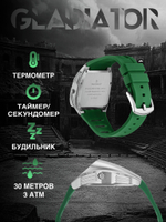 Часы наручные электронные BENLYDESIGN, цвет зеленый