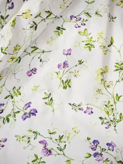 Наволочка комплект 2шт перкаль Сказка "Душистый горошек" 45х45 см на молнии