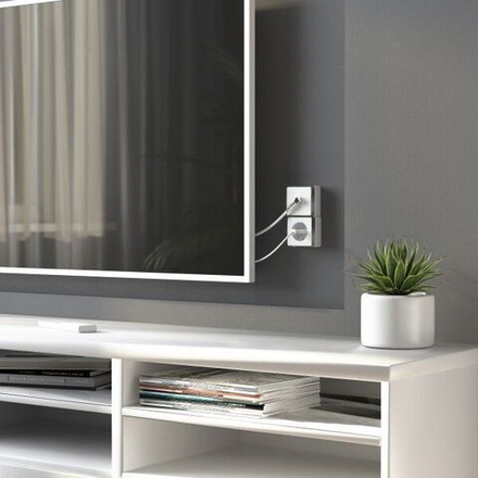 ТВ-розетка оконечная Gallant (белый)