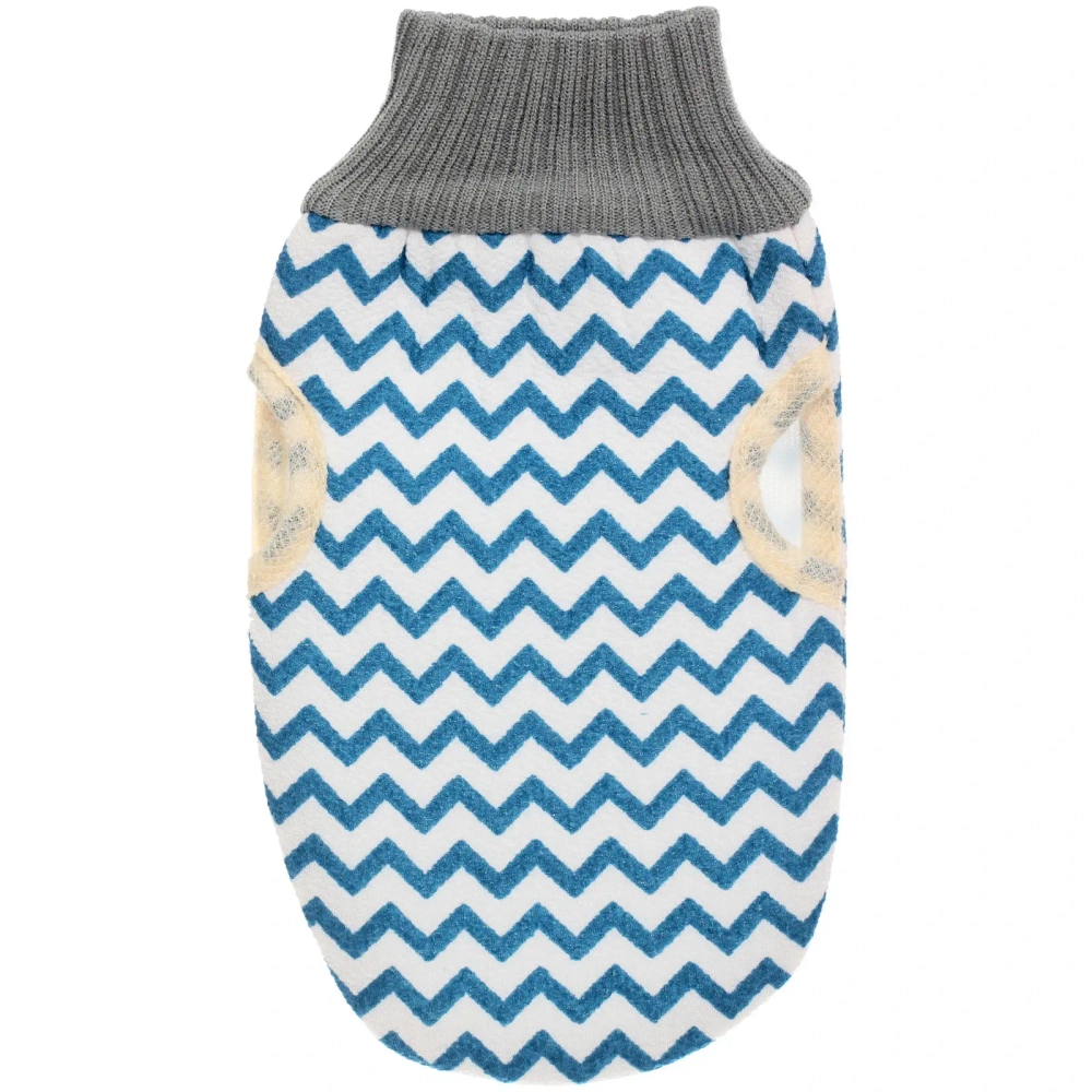 Мочалка - варежка скрaбирующая «Premium - KORSIKA», цвет белый / бирюзовый, 12*15см (ZIPпакет)