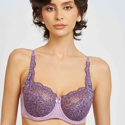 Бюстгальтер Полупоролоновая чашка Серо-туман Прибалтика