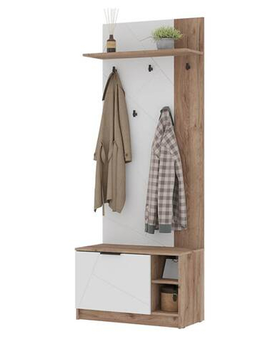 Орегон ПР 01 Прихожая МДФ Белый супермат