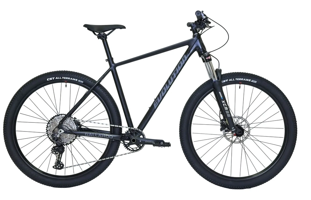 Велосипед 29" EVOLUTION GALLARDO, 19 алюминий, 1х12 скор., черно-матовый