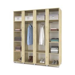 Шкаф четырехстворчатый "Пандора" П42 (ирландский дуб), ЛДСП, MODERN