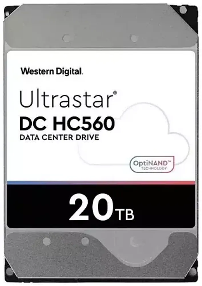 HDD Server WD/HGST ULTRASTAR DC HC560 (3.5’’, 20TB, 512MB, 7200 RPM, SATA 6Gb/s, 512E SE NP3), SKU: 0F38755