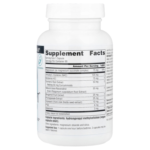 Source Naturals, MitoNight™ с мелатонином, 90 капсул