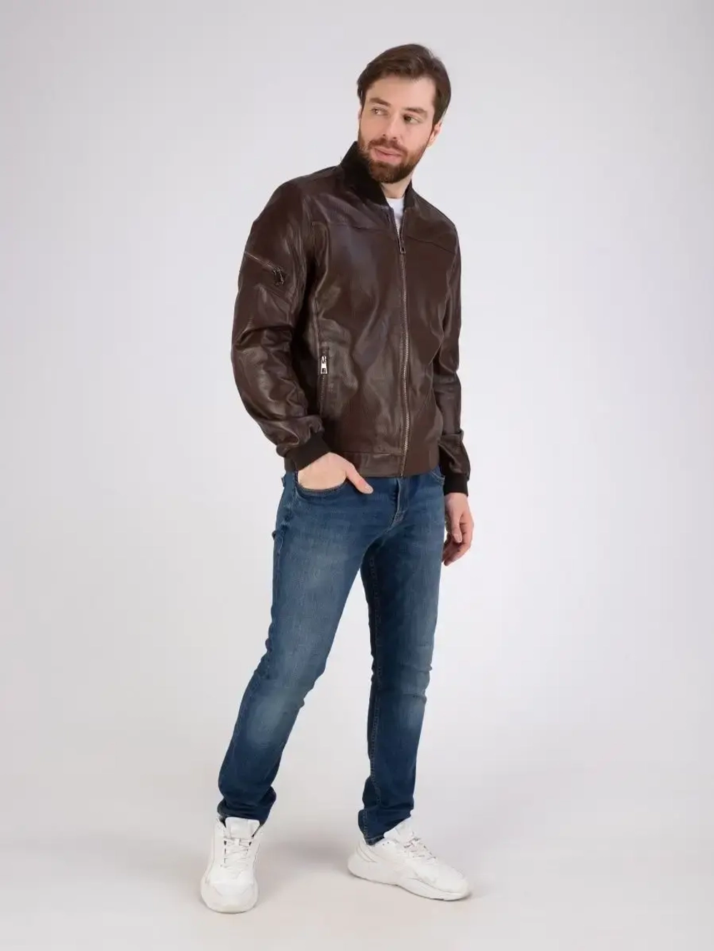 Куртка кожаная из натуральной кожи