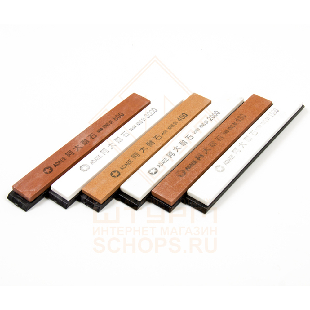 Набор абразивов Apex Edge Pro на бланках (6 шт.) 180, 400, 800, 1500, 2000, 3000