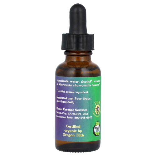 Flower Essence Services, ромашка, цветочная эссенция, 30 мл (1 жидк. унция)