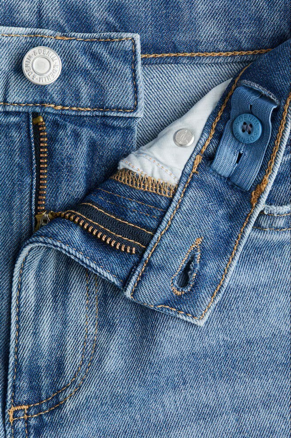 H&M Джинсы Wide Leg, синий