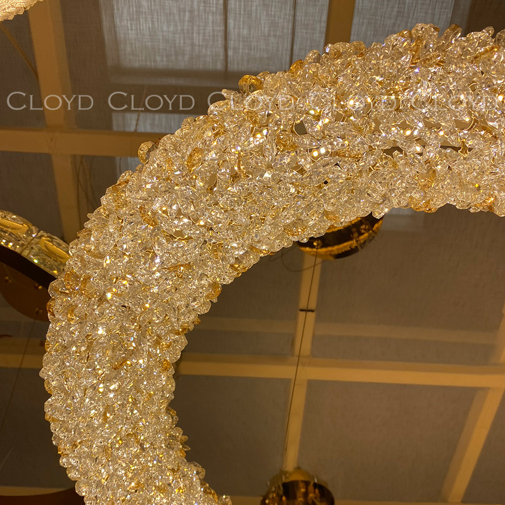 Люстра Cloyd EDEL-A C1 / Ø60 см - золото (арт.11368)