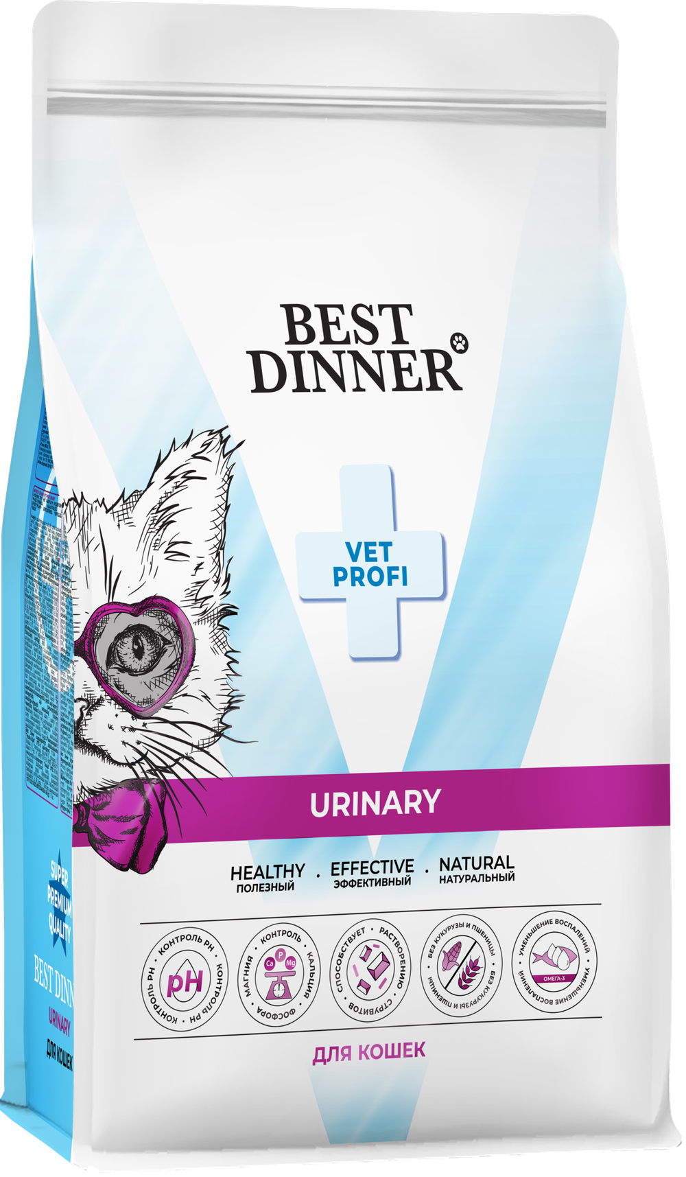 Сухой корм Best Dinner Vet Profi Urinary профилактика МКБ для кошек 7 кг