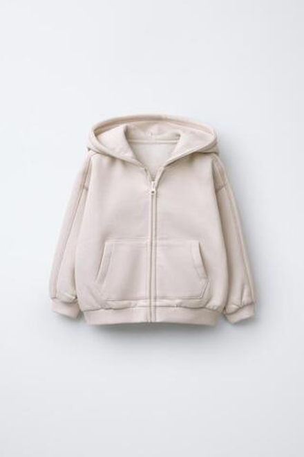 ZARA БАЗОВАЯ ХУДИ, КАМЕННО-СЕРЫЙ