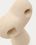 Набор каменных скульптур Arif в бежево-черной отделке 12 см / 15 см