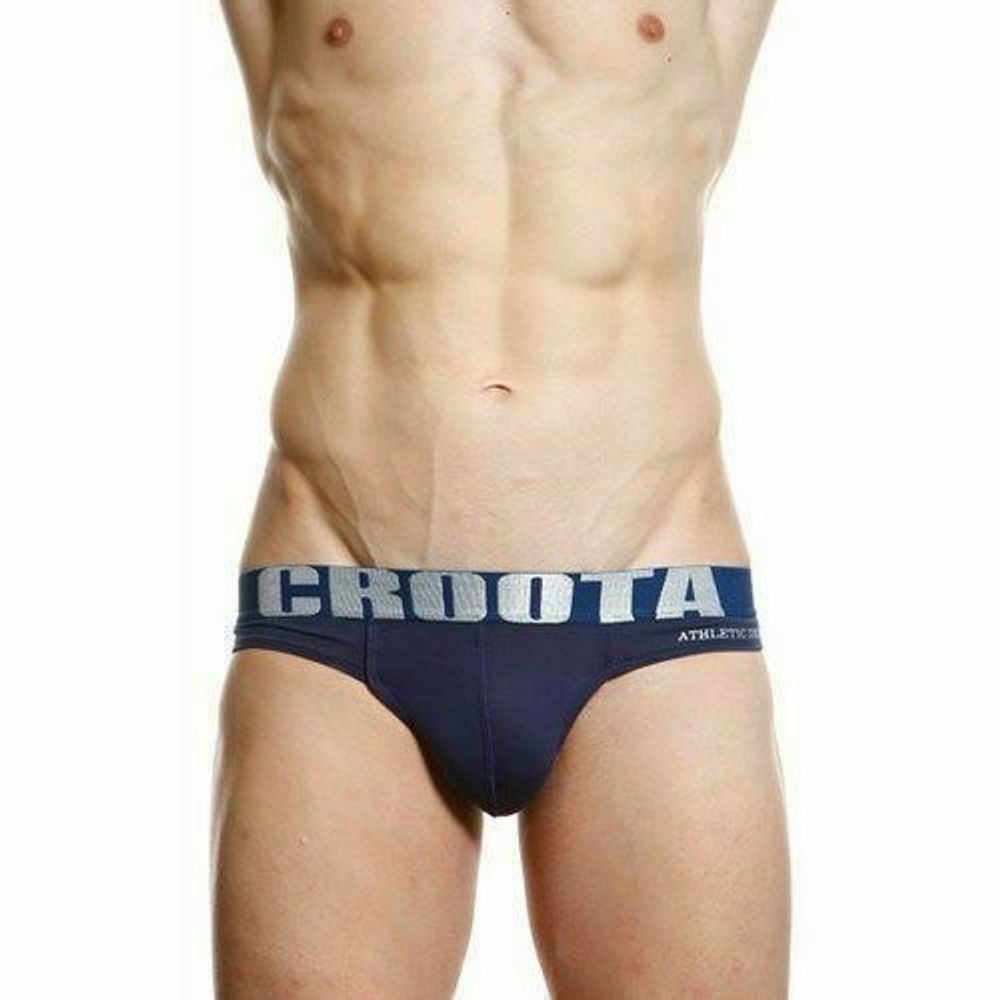 Мужские трусы брифы темно-синие CROOTA Inner Sport Bikini Brief Dark Navy CR00030