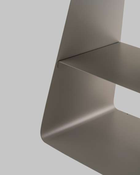 Журнальный столик Leyre металл темно-серый