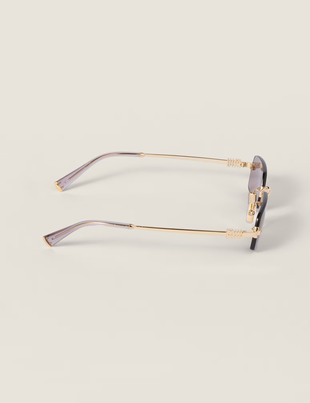 Солнцезащитные очки Miu Miu Eyewear Mauve Lenses Gold