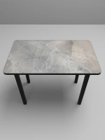 Обеденный стол "Мрамор Марквина синий" 100х60 см