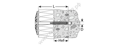 ЗУБР 10 x 180 мм, дюбель для изоляционных материалов, металлический стержень, 50 шт (4-301525-10-180_z01)