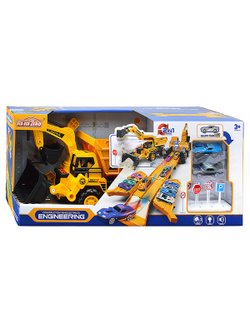 Игровой набор Машинка Катапульта Экскаватор Грейдер (660-S98)