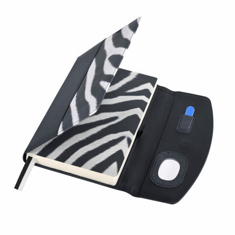 Ежедневник недатированный А5 160 л. БРАУБЕРГ Вилд черный (116233)