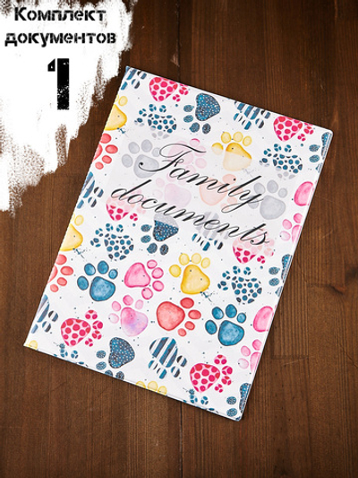 Папка для документов ребенка семейная а4