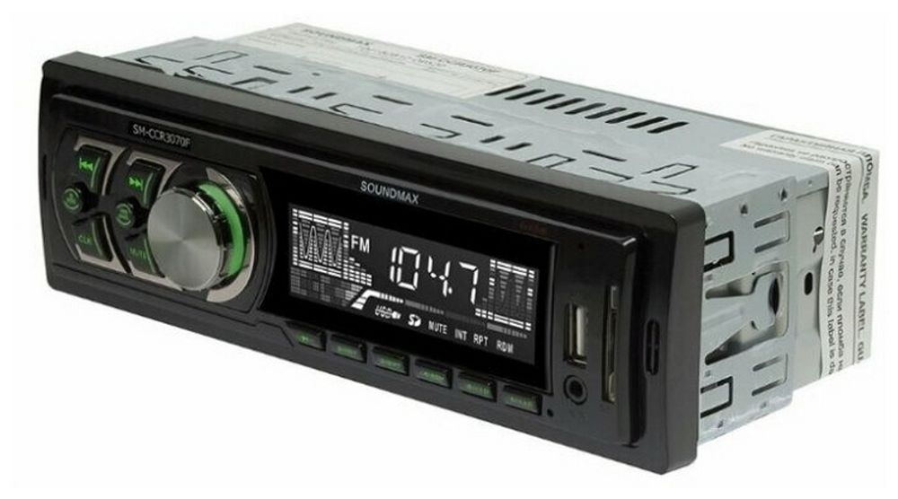Автомагнитола Soundmax SM-CCR 3070F/G чёрный FM/USB