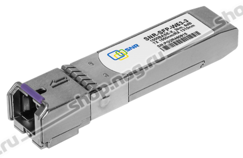 SNR-SFP-W53-3 Модуль SFP WDM 3км 1550nm, SC connector