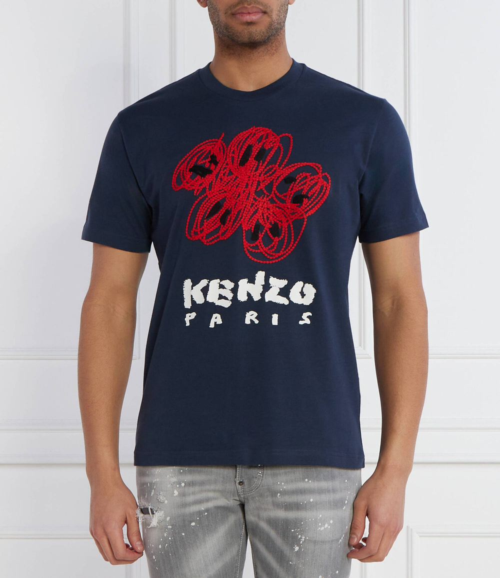 Футболка Kenzo - темно-синий(FE55TS2734SG)