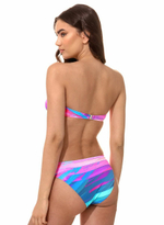 Яркий стильный купальник-бандо Viva la Vida (Размер: B/XL) (Цвет: голубой)