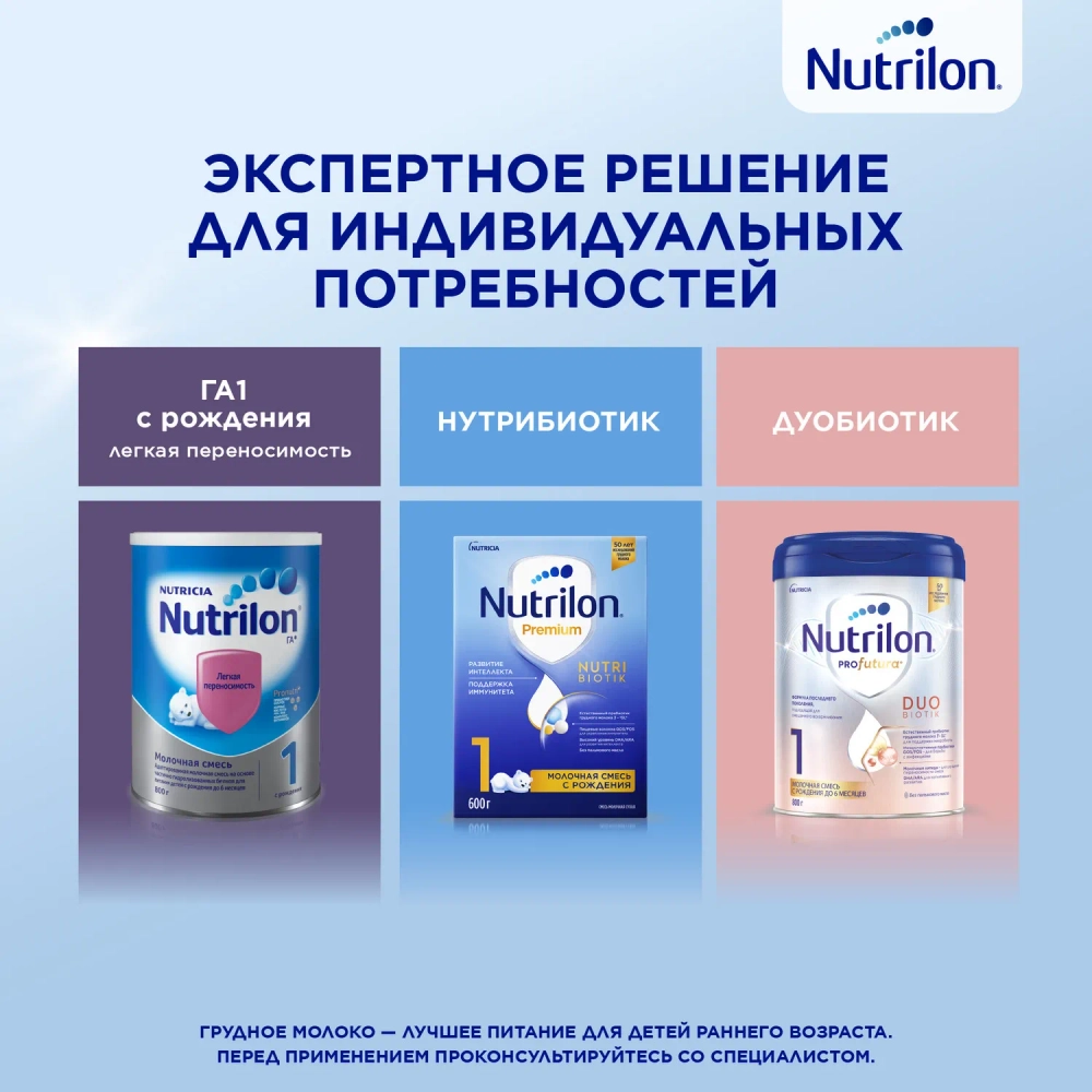Смесь молочная Nutrilon 2 ГА 800 г с 6 месяцев