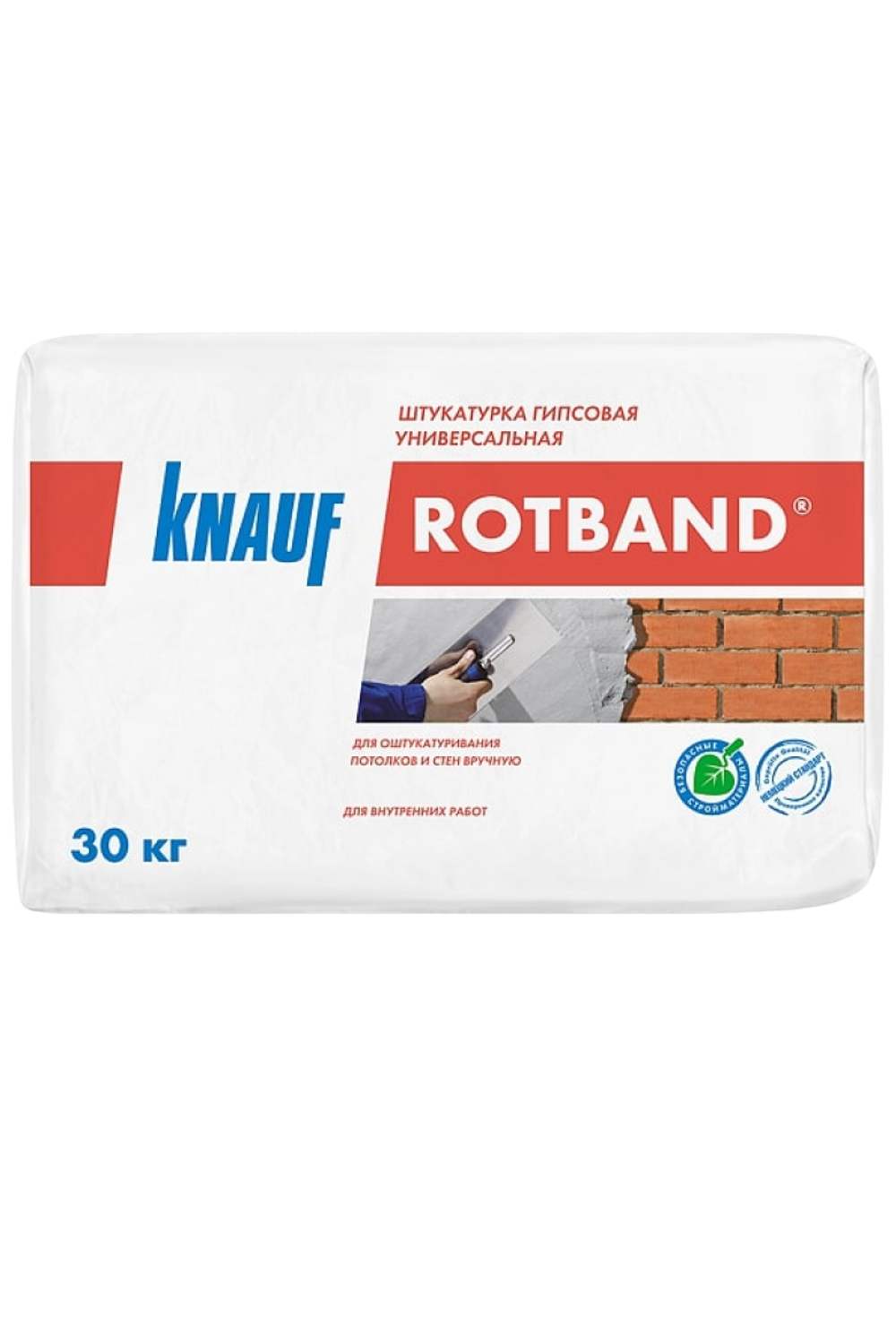 Штукатурка гипсовая универс. Knauf-РОТБАНД 30кг