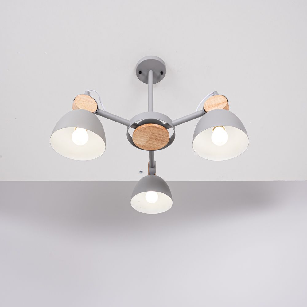 Люстра На Штанге Rolla 3 Gray By Imperiumloft